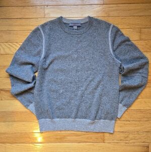 100% Cashmere Modern Gray Sweater